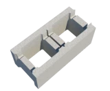 Bauroc concrete beam 240x190x495mm 60gab