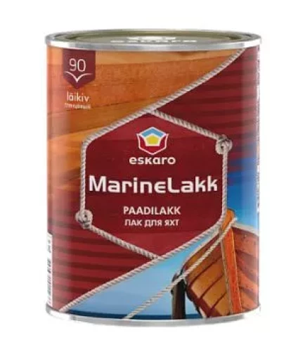 Eskaro Marine lakk 90 0.95L spīdīga Uretānalkīda jahtu laka 50