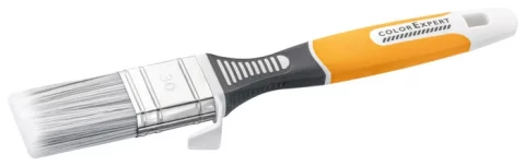 Flat paint brush, 30mm x 9mm thickness, white mixed bristles, 3K handle
