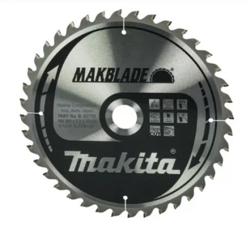 Пильное полотно 260 x 2,3 x 30 мм 5° T40 T.C.T. MAKITA B-32770