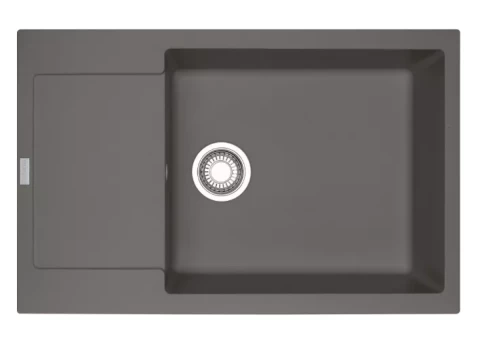 FRANKE fragranīta virtuves izlietne pelēka MRG 611-78 XL+ ventilis 78x50cm 114.0479.030