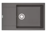FRANKE fragranīta virtuves izlietne pelēka MRG 611-78 XL+ ventilis 78x50cm 114.0479.030
