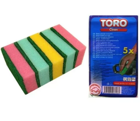 Maxi sponge scourers 5pcs