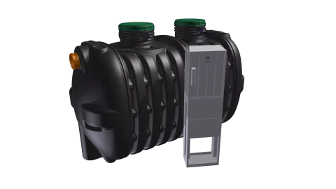 Bioloģiskā attīrīšanas iekārta AQUABLOC 0.75 (3000L) 1-6 cilvēki