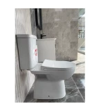 Toilet bowl Turavit Alize with SC cover, vertical outlet, white
