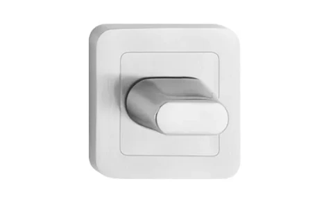 Uzlika WC uz kvadrāta  rozetes,niķelis