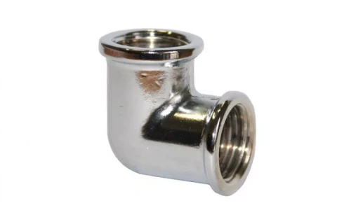 Хромированный локоть 1/2" BB