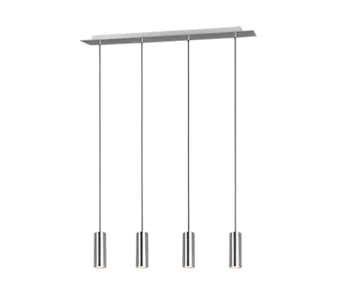 Griestu lampa TRIO Marley 4XGU10 max35W nickel 312400407