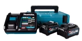 Lādēšanas komplekts POWERPACK 40V XGT, 2xBL4040, DC40RA+ MAKPAC, MAKITA 191J97-1