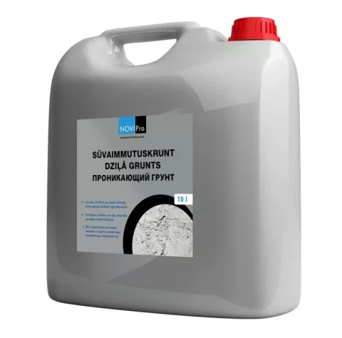 NOVIPRO dziļās iedarbības grunts 10L dziļumgrunts