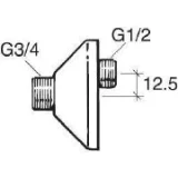 Эксцентриковый набор, хром (2шт)
