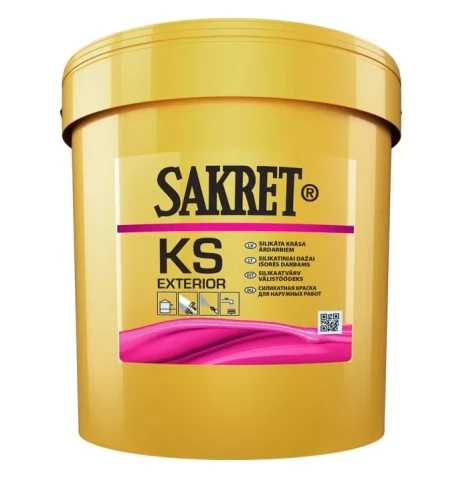 Sakret KS Exterior A 9L Silicate paint