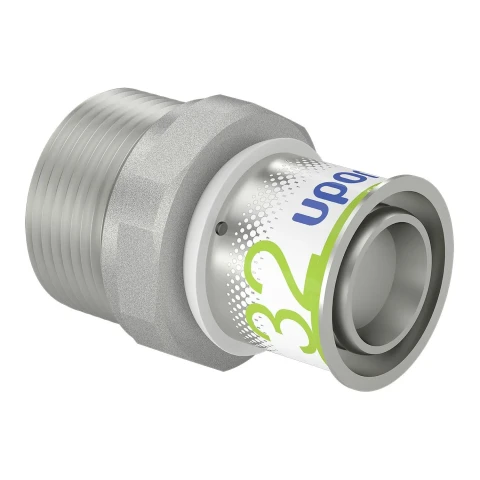 1070510 Uponor press coupling 32-1 1/4" male thread