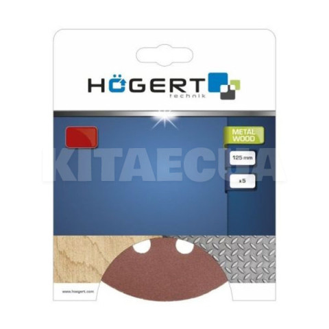 Круг шлифовальный перфорированный с клеевой стороной 5шт 125/P 180