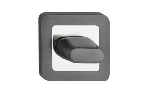 Uzlika WC uz kvadrāta  rozetes,grafīts