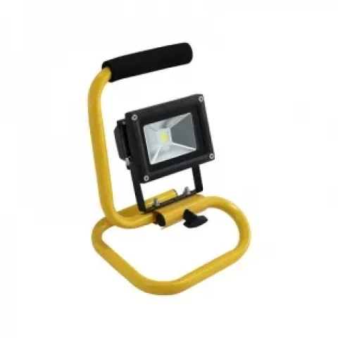 Prožektors LED 10W  IP65  1000Lm 6500K pārnēsājams