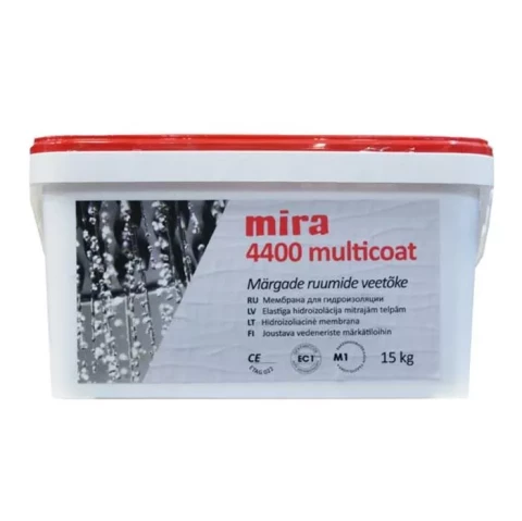 mira 4400 MULTICOAT 6kg Эластичная гидроизоляция для влажных помещений (ETAG 022)