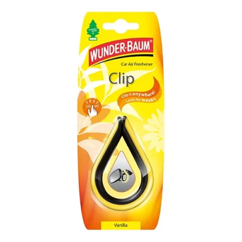 Wunder-Baum Air Freshener Vanilla Clip