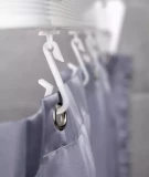 688-10 Shower curtain rod Flexi white DUSCHY