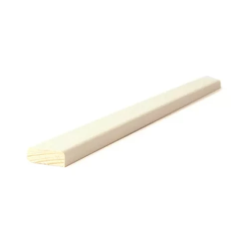 Seglīste masīvkoka krāsota Balta 8x21x2400 durvīm