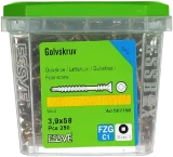 Skrūve grīdai 3.9x58mm R1 FZG- 250gab/iep., ESSVE 567158