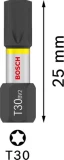 Uzgaļi PRO Impact T30 25mm 25 gab/iep. BOSCH 2607002807