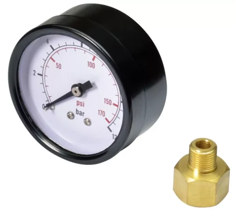 Stanley manometrs 10 bar 1/4"M + 1/8"M 50mm 152163XSTN