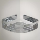 CADDY corner basket, 184x70x194, chrom