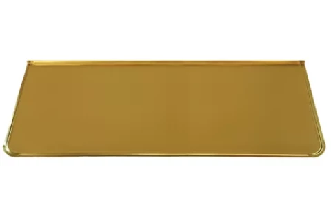 Pisla grīdas plāksne kamīnam  40*100 misiņš