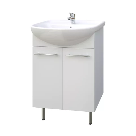 RB Skapis ar izlietni Quadro 60cm, QA60-3/P