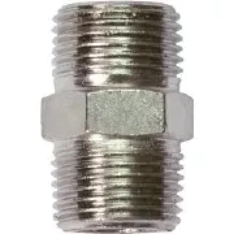 Metriskās vītnes savienotājs 1/4"M - 1/4"M, STANLEY 156106XSTN