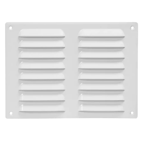 grille metal, 260x190mm, white