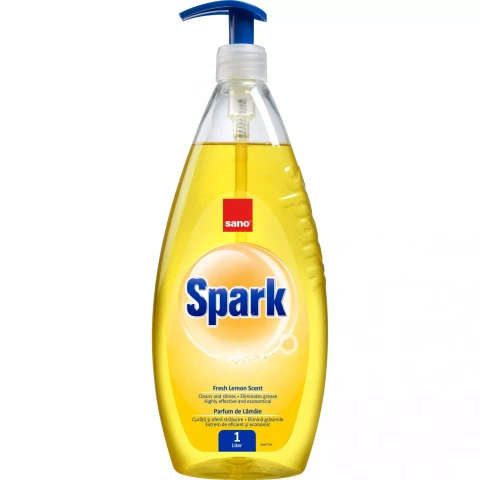 SANO SPARK fresh lemon 1L  Koncentrēts trauku mazg.līdz.