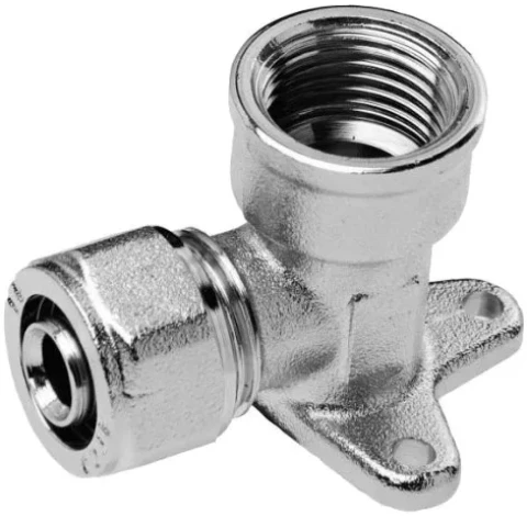 Розетка Колено ARCO 16 мм х 2 с внутренней резьбой и креплением (860010)