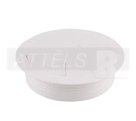 Kabeļkanāls galdam D-80mm balts xx