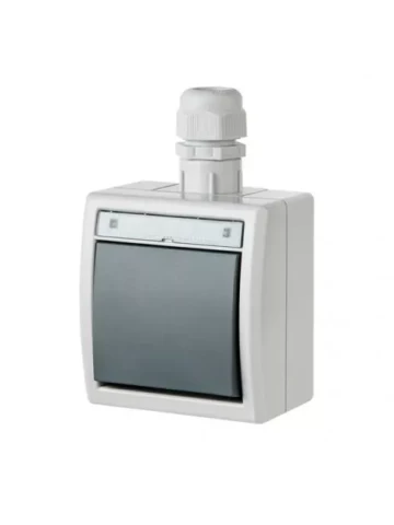 Slēdzis/pārslēdzis Aquant v/a  IP65 pelēks