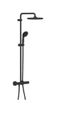 GROHE Душевая система с термостатом Vitalio Start 250, матовый черный, 266772430