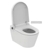 Ideal Standard i.life E RimLS Wall-Hung Shower Toilet with Dryer and Remote Control, White, K875501