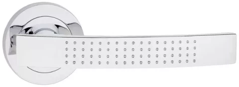 Rokturis ASTRA uz apaļas rozetes, pelēks hroms xx