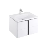 Ravak skapis SD Balance 800 balts/ grafīts