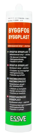 BYGGFOG BYGGPLAST- PLASTIC FOIL SEALANT 300ML