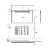 More To See One - mirror with LED, 100cm, Villeroy&Boch