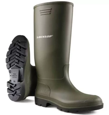 Сапоги резиновые ПВХ зеленые DUNLOP IZM 47
