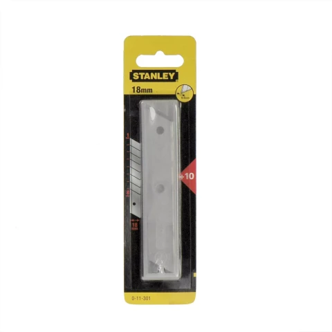 Stanley 0-11-301 18mm Snap Off Blades Pack 10