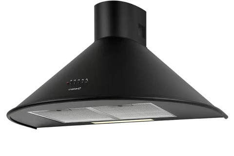 Tvaika nosūcējs CATA Q7760 BK melns, 645m3/h, 72dB LED xx