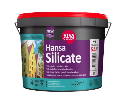 Vivacolor HANSA SILICATE SA 9l Silicate paint for mineral facades