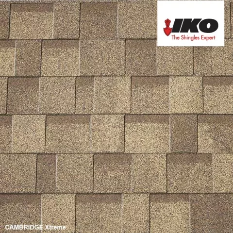 IKO Cambridge Xtreme Earthone Cedar (49) 3.1m2/pack with self adhesive strip