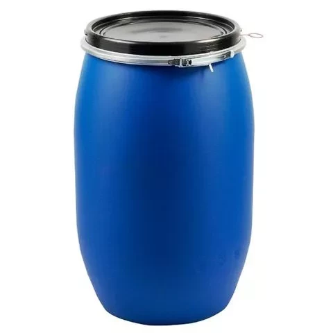 Garden barrel 220L rinsed with plastic lid