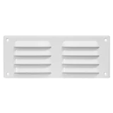 решетка металлическая, 260x105mm, белый 