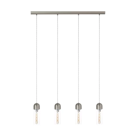 Ceiling lamp EGLO Zacharo 4xE27 nickel color 96942